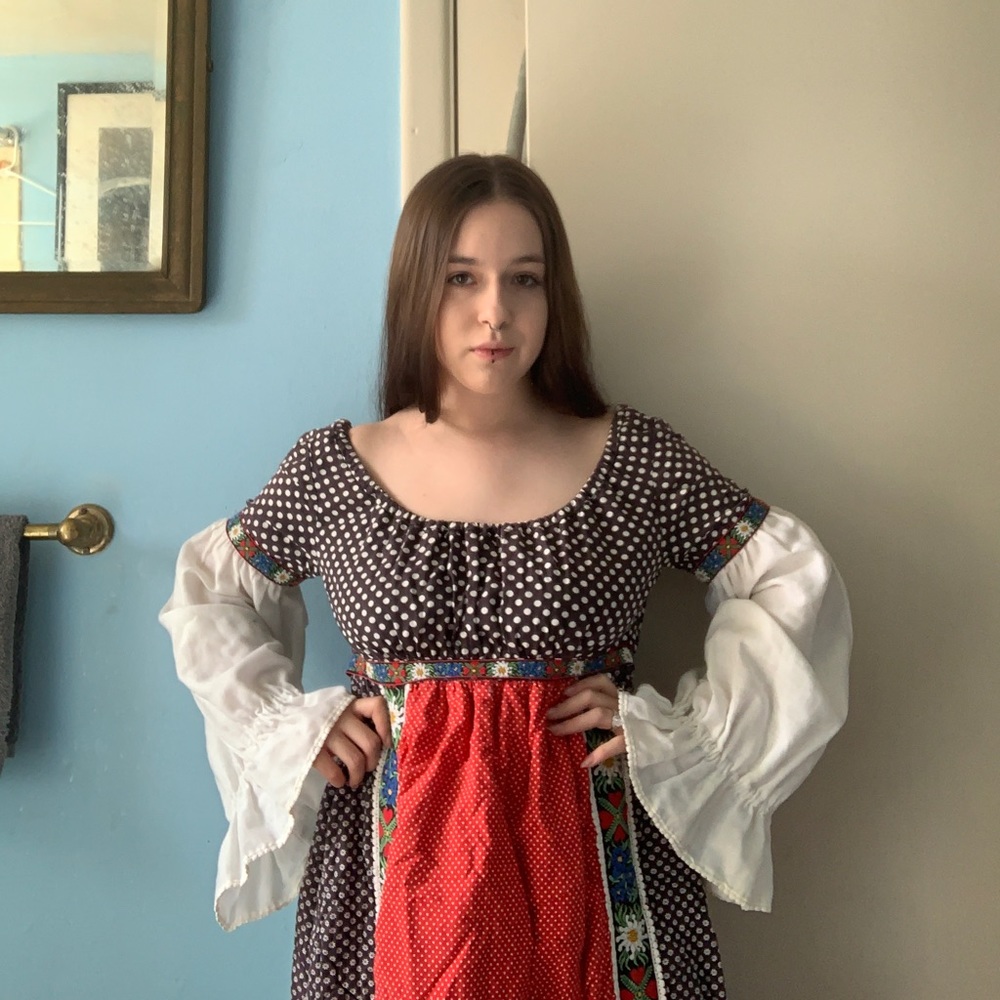 Gunne Sax STYLE Howard Wolf Prairie Dirndl Dress